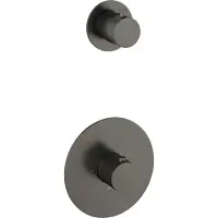 Hotbath Cobber CB012EXT Afbouwdeel Voor Inbouw Thermostaat Met 1 Stopkraan Verouderd Ijzer - Kranen, Douchekranen, Inbouw Douchekranen - 8720143166501 - Kranen, Douchekranen, Inbouw douchekranen