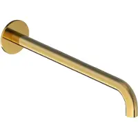Hotbath Cobber Uitloop 30cm Geborsteld Messing PVD CB095