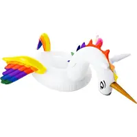 Didak Pool - Opblaasfiguur - Opblaasbare Mega Pegasus Ride-On - 250x200x120 cm