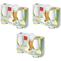 Cosy & Trendy 9x Tulpvormige speciaal bierglazen 375 ml - Bierglazen