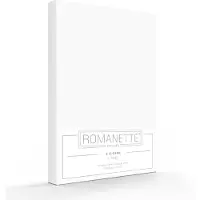 Romanette Kussenslopen Wit (Katoen) (set van 2)