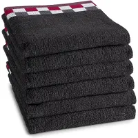 DDDDD Keukendoek Carré Anthracite (6 stuks)