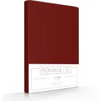 Romanette Kussenslopen Bordeaux Rood (Katoen) (set van 2)