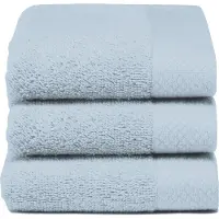 Seahorse Pure Gastendoek - 3 stuks - Blauw