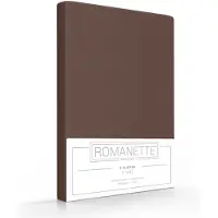 Romanette Kussenslopen Bruin (Katoen) (set van 2)