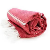 The One Towelling Hamamdoek Sultan Rood