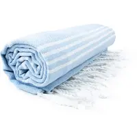 The One Towelling Hamamdoek Sultan Licht blauw