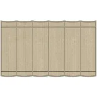 Shadow Comfort Compleet pakket Shadow Comfort Harmonicadoek 2x3m Zand