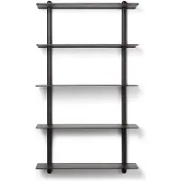 Gejst Nivo Wandplank Groot Nivo Large E | Black Ash|Black
