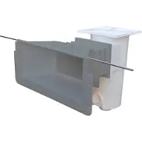 Aquareva Skimmer hoge waterlijn - Grijs