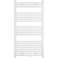 Guido Gusto Designradiator Sofia 115x60cm mat wit 536W midden aansluiting