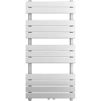 Guido Gusto Designradiator Ella 120x60cm glans wit 703W midden aansluiting