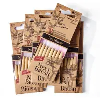 NextBrush Interdentale Ragers Bamboe – ISO 0 (1,9 mm) – Duurzaam & BPA-vrij – 48 stuks – Milieuvriendelijk alternatief voor plastic ragers