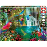 Educa - Puzzle 1000 - Tropical Parrots (018457)