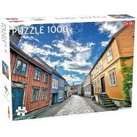 Tactic Puzzel Around the World Nothern Stars: Trondheim Old Town - 1000 stukjes