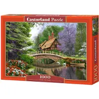 Castorland River Cottage – Puzzel – 1.000 stukjes – Satijnen afwerking – Perfecte pasvorm – Europese kwaliteit