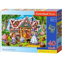Castorland Hans en Grietje, 40 grote stukken, 40 stuks, Prentenfilms, 4 jaar