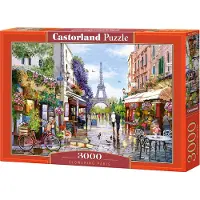 Castorland Flowering Paris – Puzzel – 3.000 stukjes – Satijnen afwerking – Perfecte pasvorm – Europese kwaliteit