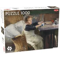 Tactic Helene Schjerfbeck: The Convalescent – Puzzel – 1000 stukjes – Expressionistische Kunst – Strak en Rustgevend Ontwerp – Hoogwaardige Scandinavische Kwaliteit