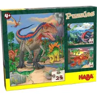 Haba Legpuzzel Dinosaurussen 3-in-1 Jongens 3 X 24 Stukjes