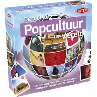 Tactic De coolste popcultuur ter Wereld – Kaartspel – Quizspel – Films Muziek Games en Iconen – Kennis en Herkenning – Van de Wereld Serie – 2 of Meer Spelers – Vanaf 12 Jaar