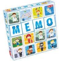 Tactic Memo Beroepen - Memospel - Zoek de Juiste Paren - Ontdek Verschillende Beroepen - Educatief Gezelschapsspel voor Kinderen en Families - 2 tot 6 Spelers - Vanaf 3 Jaar