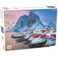 Tactic Puzzel Around the World Nothern Stars: Hamnoy Fishing Village - 1000 stukjes