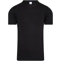 Beeren Heren Thermo Shirt korte mouw - Zwart - maat L