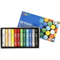 Creotime Mungyo Oliepastel Multicolor 7 Cm 12 Stuks