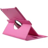 Peachy Lederen iPad Air 3 (2019) & iPad Pro 10.5 inch draaibaar cover case - Roze Standaard