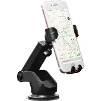Hoco CA26 Kingcrab Universele telefoonhouder zuignap - Zwart Auto