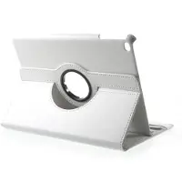 Peachy Witte iPad 2017 2018 hoesje case draaibare cover met standaard