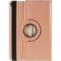 Peachy Litchi Textuur Lederen iPad 10.2 inch case met cover - Rosé Goud Bescherming Standaard