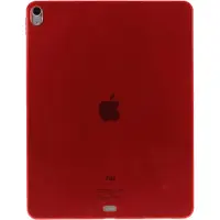 Peachy Flexibel TPU bescherming Cover hoes iPad Pro 12.9 2018 - rood case