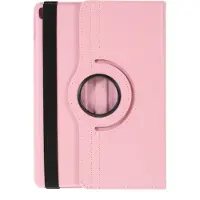 Peachy Litchi Textuur Lederen iPad 10.2 inch case met cover - Roze Bescherming Standaard