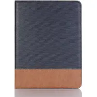 Peachy Kunstlederen Ribbelstructuur iPad Pro 11-inch 2018 Hoes - Blauw Bruin