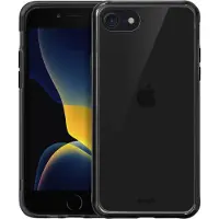 Laut Doorzichtig X iPhone SE 2022 / 2020 Hoesje Zwart