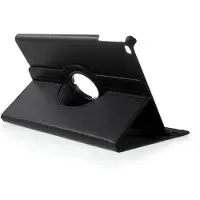 Peachy Zwarte iPad 2017 2018 case draaibaar cover standaard leder