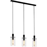 Eglo Hanglamp Montefino Zwart 3xe27