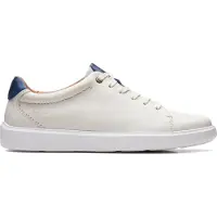 Clarks Veterschoen Clarks Men Cambro Low White Leather-Schoenmaat 43