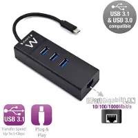 Ewent Ew1141 Usb-c 3.1 Hub 4 Poorten