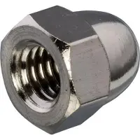 Hoenderdaal Dopmoer M12 Messing Vernikkeld - 100 stuks