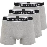 Schiesser 95-5 Shorts 3 pack licht grijs XL Heren
