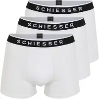 Schiesser Boxershorts 95/5 3-pack wit