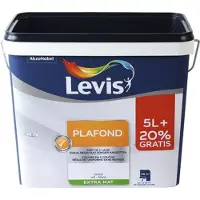 Levi's Plafond Extra Mat Wit 5L + 20% Gratis