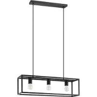 Eglo Hanglamp Blackcrown Zwart 3xe27