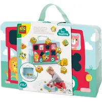 Ses Tiny Talents Vormenstoof Koffer Bus Multi multi Kunststof Ses Vormenstoof