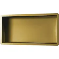 Brauer Inbouwnis 600x300 mm goud geborsteld PVD