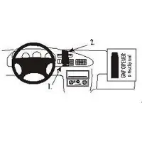 Brodit ProClip houder geschikt voor Ford Ranger 2001-2006 - Mazda B-Serie 1999-2007 Center mount