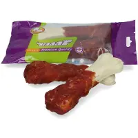 Braaaf Hondensnack Geperst Bot Eend 20 cm 175 gr